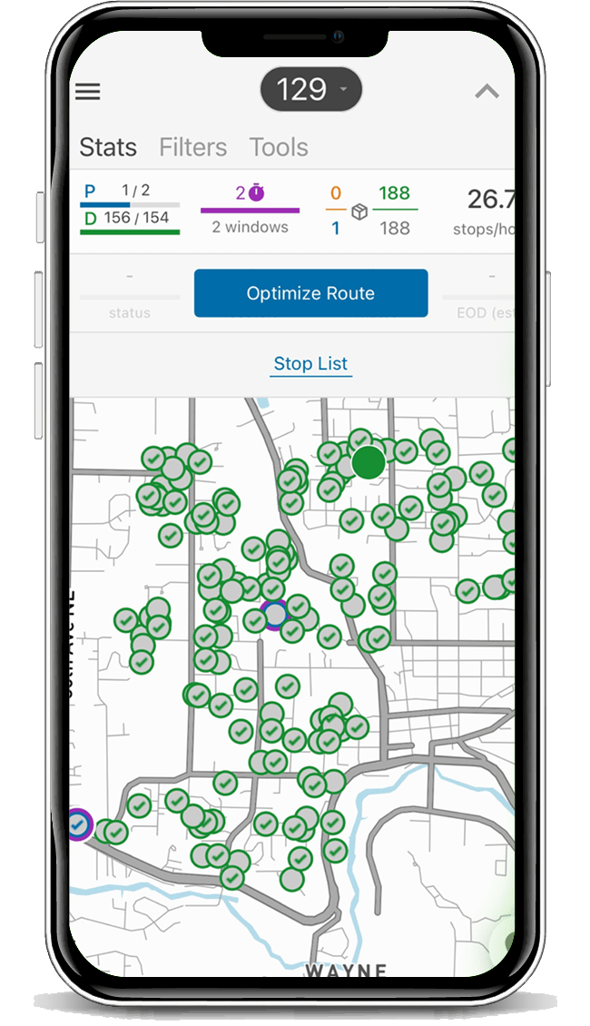 PackageRoute Route Navigation and Optimization Tools