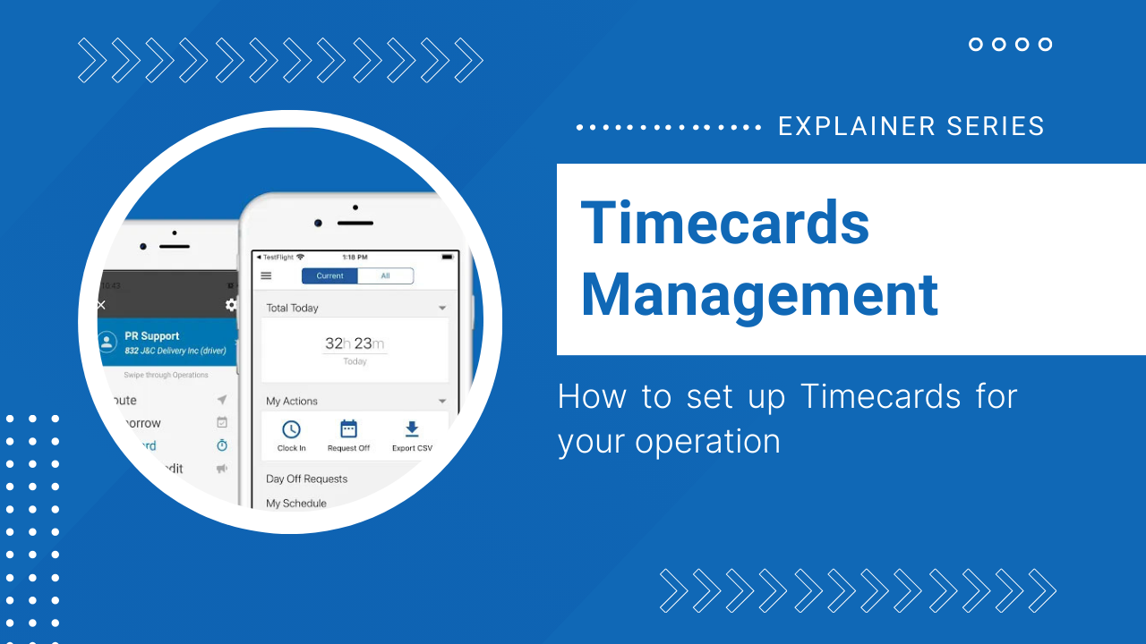 PackageRoute Timecards - How it Works