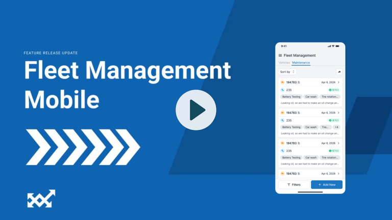 New Feature – Fleet Management Mobile