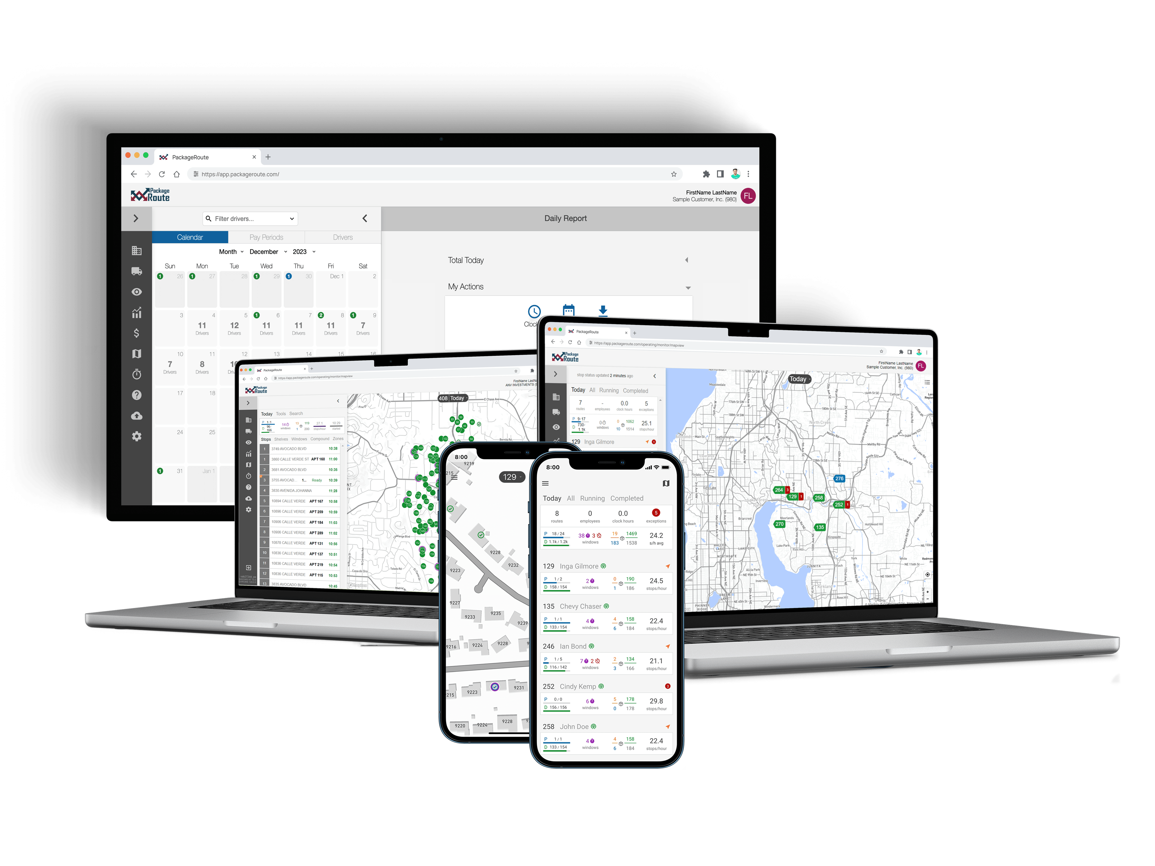 Streamline with PackageRoute